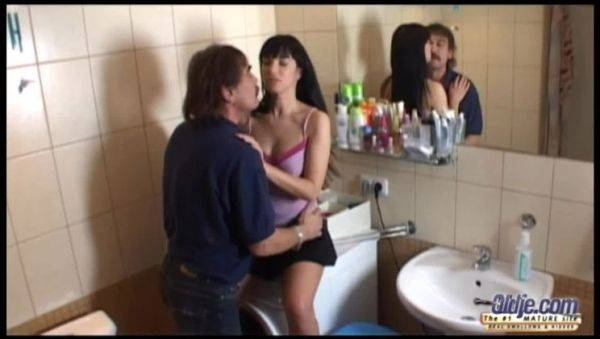 Watch uncut scene of : Old Man and Short Skirts