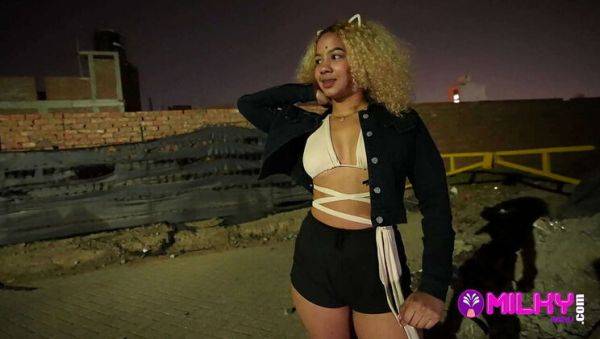 View this HD scene : Hot Latina Delaila Gets Dominated in Public Car Sex - Big Tits Brunette Riding Hard