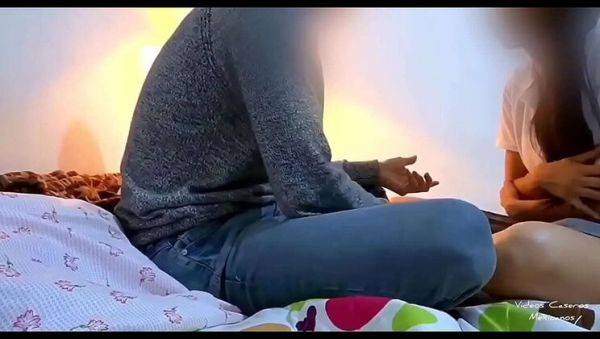 Watch this full clip called : Quick School Sex: Latina Teen Gives Hot Blowjob and Takes Cum in Mouth After Homework - Vol 1