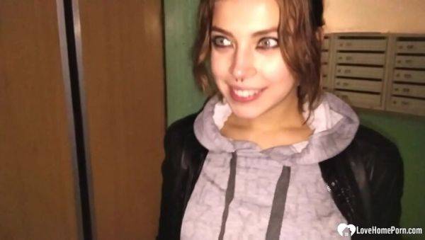 Stream uncensored scene named : Kinky Teen Stepdaughter Gets Hardcore Creampie in Public Outdoor Fuck