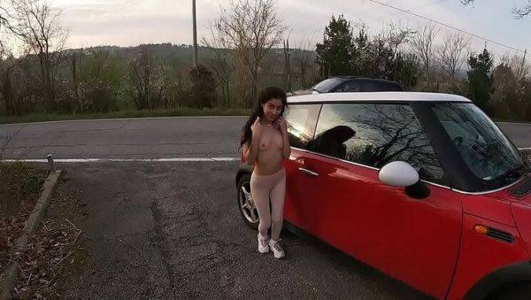 Play the hardcore movie : Risky Outdoor Threesome with Italian Teens Melody, Shane & Sissi - Public Sex During Quarantine!