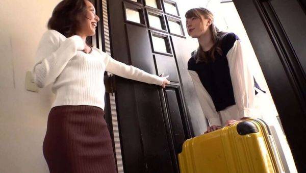 Watch this full movie : Hot Lesbian Action: American Student and Japanese Wife Yukari Lick and Fuck in Steamy Close Contact