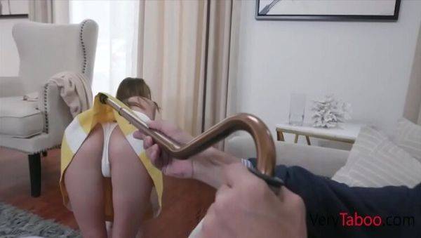 Watch the uncut movie called : Naughty Step Grandfather Seduces 18yo Granddaughter Zoe Sparx - Teen Blowjob & Taboo Family Fun