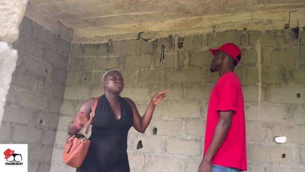 Play the uncensored clip : Married Real Estate Agent Seduces Client in Unfinished Building - Blowjob & Doggystyle Action with Pato & Nimi