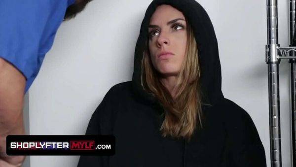 Stream uncensored video titled : Jaimie Vine Fucks Security Guard After Shoplifting Jewelry - Big Tits MILF Creampie