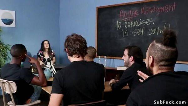 View full video of : Lyra Lockhart Dominated in Hardcore Student Professor Anal Orgy