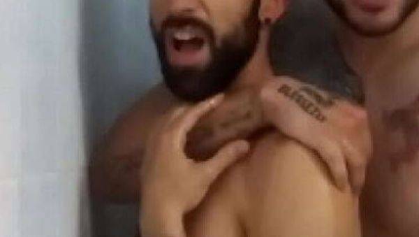Stream complete clip titled : Showering with My Straight Buddy - Big Uncut Cock Action