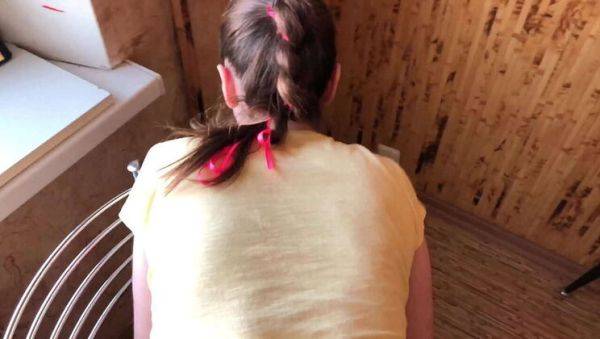 Watch complete clip of : Step Daddy Surprises Russian Teen with Real Homemade Sex and Creamy Pussy