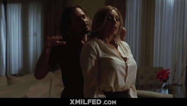 View uncut movie called : Step Mom Kayley Gunner Teases Step Son Tyler Nixon in Taboo Family Fuck - Big Tits, Heels, and Sneaky Fun