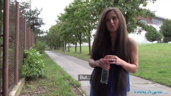 View this complete scene : Gets Her Tiny Ass Covered In Cum - Lara Fox