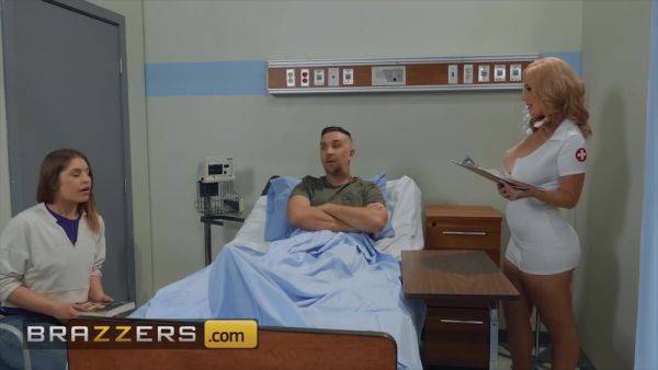 View uncut movie : Extra Thicc Nurse Rides Big Dick In Uniform - Keiran Lee And Savannah Bond