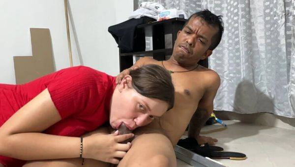 View this uncut video of : Julianaburning Toilet Midget Fucks My Ass Until Cumshot - Big Tits Latina StepMom Amateur