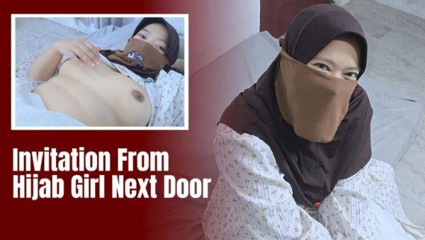 Watch this uncut movie named : Naughty Hijab Girl Minokiiko Invites for Pussy Tasting - Tight Teen Fuck & Cumshot