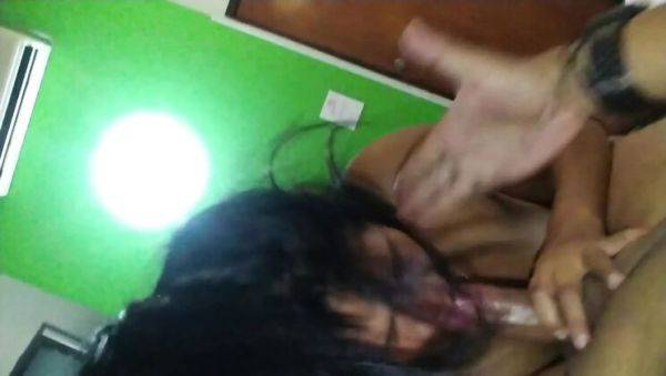 View complete video titled : Cheating Latina Wife Sucks Stranger's Big Black Cock in Motel - No Condom Creampie for Cuckold Husband