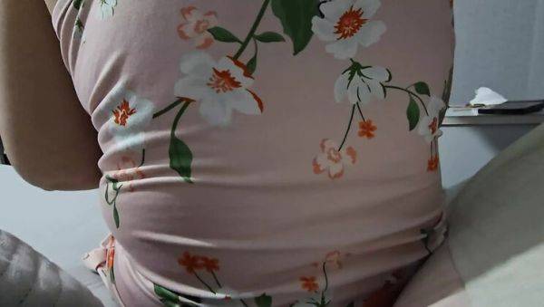 Stream this uncut clip named : Step Mom Mini Dress No Panties Handjob For Step Son Big Dick