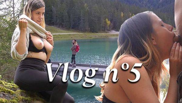 Enjoy watching HD movie : Amateur Teen Vlogger Norage Outdoor Van Blowjob & Doggy Style Orgasm in Forest