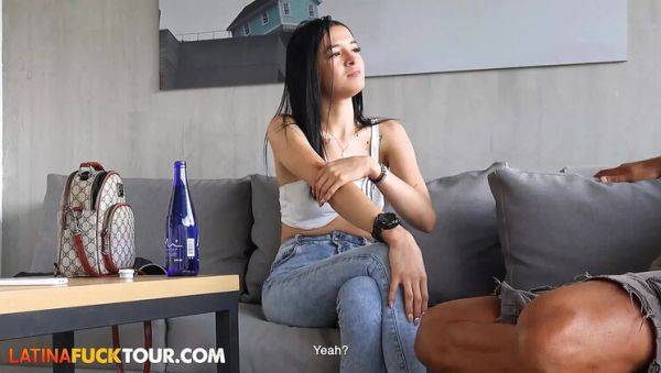 Watch the full clip : Slutty Latina Amateur Rough Fuck After Date - Big Tits & Doggy Style