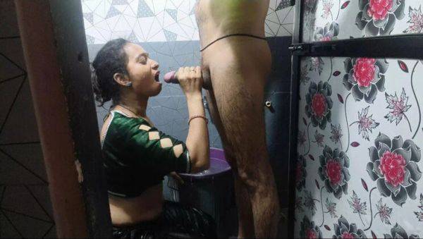 Watch this full video named : Hot Indian Desi Girl Sagita Sharm First Time Blowjob & Face Fuck in Bathroom 4K