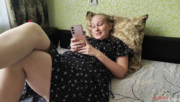 Play this hardcore scene of : Helping My Stepsister Stretch Her Anus for Date Night - Amateur Anal Creampie