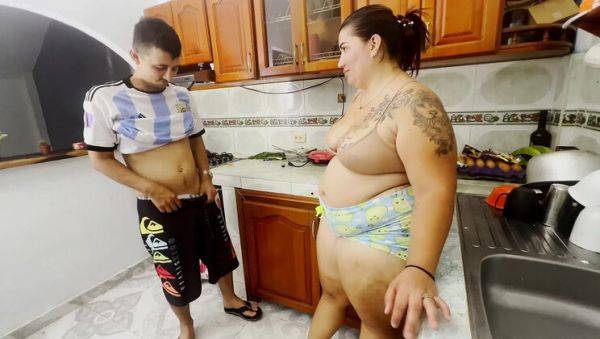 Stream this uncensored clip called : Kitchen Fuck with Latina Big Ass Mom - Homemade Viral Scandal