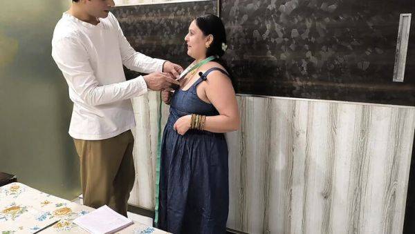 Watch the HD clip named : Indian Tailor Fucks Women for Dress Stitching - Pujaprem Extreme Blowjob & Big Ass Fucking