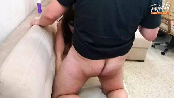 Enjoy watching this HD clip titled : Wife Shares with Friend - MFM Threesome, Double Blowjob & Double Creampie Full Scene