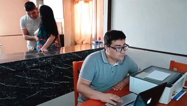 View HD clip called : BBW Kelly Mom Hard Fuck With Stepson In Kitchen While Cuckold Husband Works