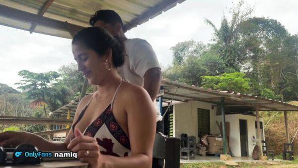 View this uncensored movie named : NamiQsein and Marasex Passionate Blowjob and Creampie with Big Natural Tits Latina Teen