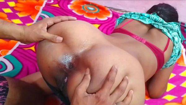 Watch this uncensored scene : Indian Step Sister Hard Anal Fuck - Desi Viral Teen Sex Video