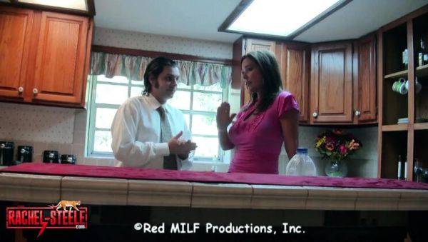 View this hardcore scene : Stepfamily Taboo Foursome - MILF Rachel Steele and Teen Mystick Moons in Company Takeover Sex