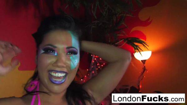 Watch this HD video titled : London Keyes - Gets A Cock For A Treat