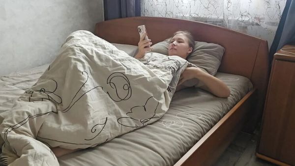 Stream complete video of : Stacy_via Wakes Up Horny and Masturbates to Porn - Big Natural Tits and Extreme Squirting Orgasm