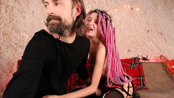 Play complete clip of : Diana Verhiniz Gets Multiple Orgasms from Halloween Fisting & Creampie - Full Video!