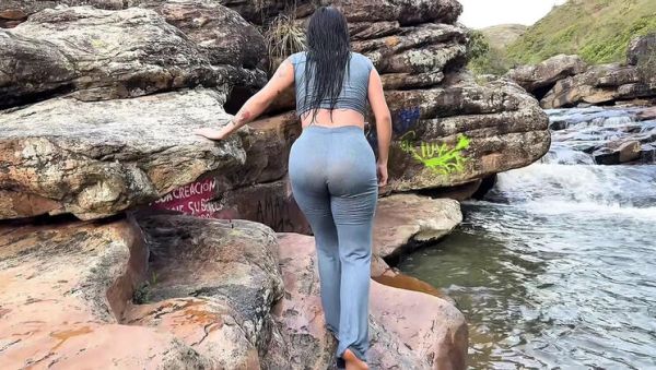 View the complete scene named : Jenifer Play Fucks Stranger By River While Friends Wait - Big Tits Teen Gets Facial