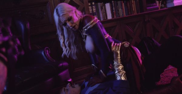 View uncensored clip called : Kenzie Taylor and Ryan Driller make cowgirl love in a spicy parody