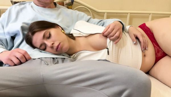 Enjoy watching the full scene of : Hot MILF Milfetta Seduces Stepson With Big Tits Blowjob - Cum in Mouth Homemade POV