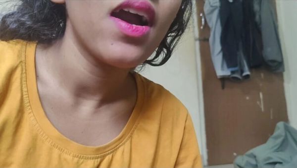 Enjoy watching hardcore movie : Pink Lips Telugu Teen Sister Brutal Face Fuck Cum in Mouth