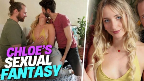 Enjoy watching this HD movie called : Chloe Chevalier Double Penetration Fantasy - Hot Blonde German Amateur Fucked Hard by 2 Guys