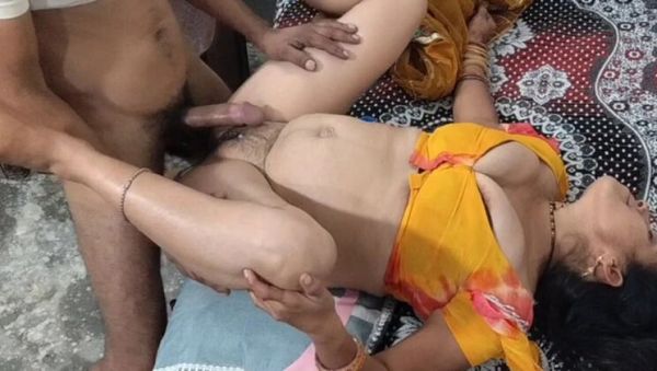 Stream this uncut scene of : Desi Bhabhi Gets Ridden Hard by Horny Girl in Steamy POV Sex