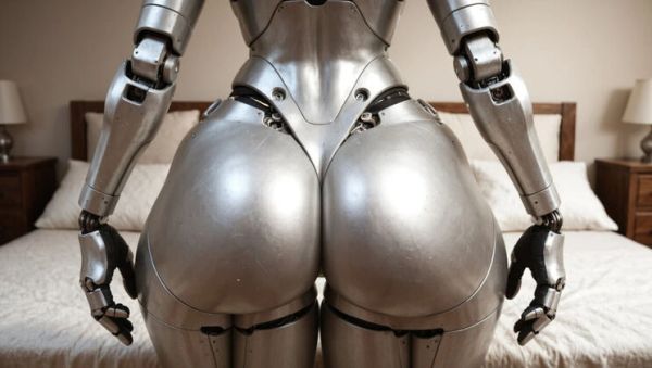 Enjoy watching HD video of : Curvy AI Sex Robot Rides Huge Cock and Takes a Creampie - Hot 3D Hentai Test