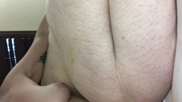 Play this uncut scene : MistressWriggler Fulfills Fantasies with Korben Dean's Big Belly - Petite British MILF Masturbates on Chubby Man