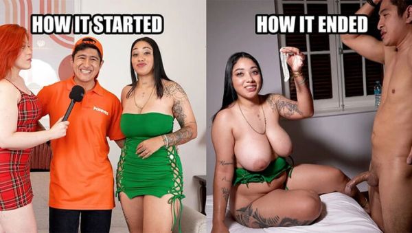 Stream hardcore movie : Nervous Around Big Tits! Nicki Power Quits Popeyes for Amateur Latina Casting & Rough Doggystyle