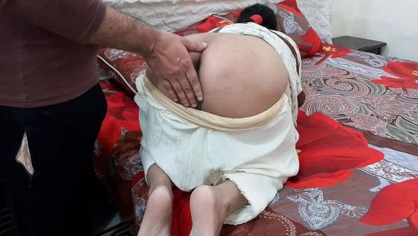 Enjoy watching the complete video : Step Mom Oil Massage Turns Into Hardcore Doggy Style - QueenbeautyQB Homemade Desi