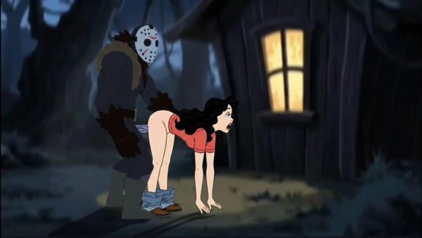 Stream the uncut scene : Halloween Hentai Sex: Crazy Fucking at Crystal Lake Camp with Octopussy