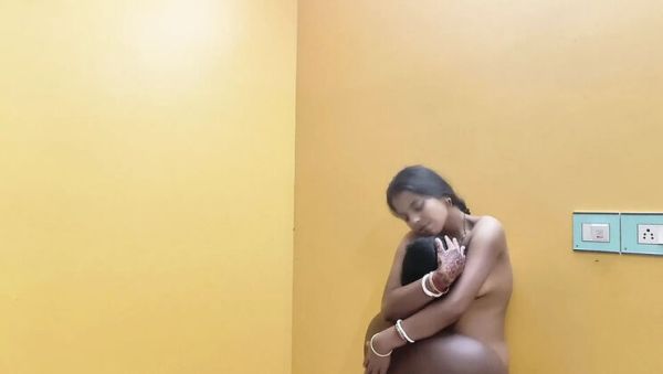 Watch uncensored video called : Desi Village Hot Couple Romantic Hindi Homemade Sex - Nikku Fucks Wife First Night