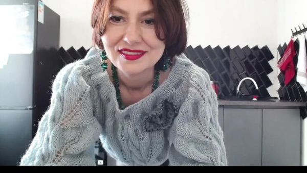 Enjoy watching uncensored scene titled : Angela Lady Licks Her Hairy Wet Pussy Solo - Russian MILF Dirty Talk & Big Natural Tits