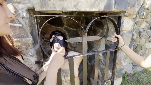 Watch uncut scene called : Mistress Zeida French Lezdom Human Ashtray - Skinny Slave Girl Tongue Punishment Extreme BDSM