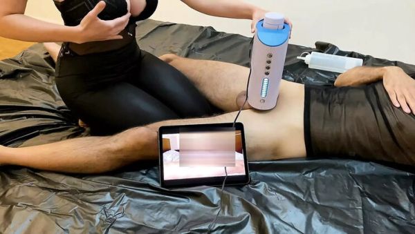 Play full movie named : Big Tits Girlfriend Uses Blow Machine On Boyfriend For Intense Orgasm - Amateur Homemade BDSM