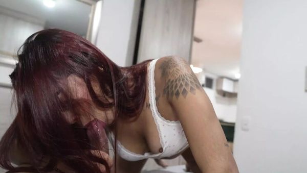 Watch this complete scene : Young Latina teen Allison Sweet masturbates alone in bedroom Stepbrother touch me here - Amateur POV creampie rough sex