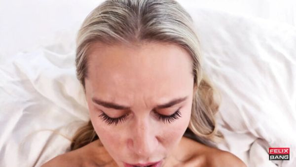 Watch the hardcore movie titled : Step Sister Lola MyLuv Catches Me Jerking Off and Wants Hard Fuck - Blonde Teen POV Cowgirl Creampie